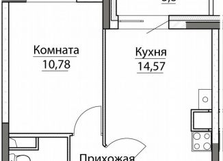 Продается 1-комнатная квартира, 37 м2, посёлок Красный Бор