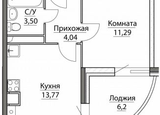 Продажа 1-комнатной квартиры, 38.8 м2, Ярославская область