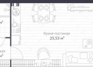 Продам квартиру студию, 32.7 м2, посёлок Стрельна, Красносельское шоссе, 22