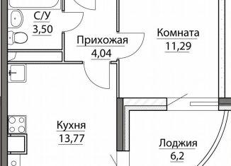 Продам однокомнатную квартиру, 38.8 м2, Ярославская область