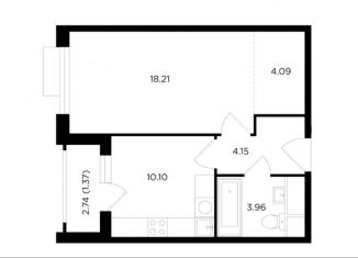 Продается 1-комнатная квартира, 41.9 м2, Москва, ЮАО, Электролитный проезд, 7