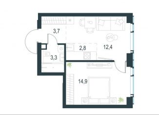 Продается двухкомнатная квартира, 37.1 м2, Москва, район Очаково-Матвеевское, жилой комплекс Левел Мичуринский, к3