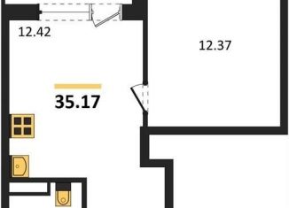 Продаю 1-ком. квартиру, 35.2 м2, Воронеж, Коминтерновский район, Электросигнальная улица, 9Ак2