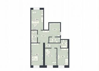 Продажа 3-комнатной квартиры, 124.9 м2, Москва, Староалексеевская улица, 5А, метро ВДНХ