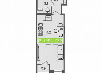 Продается квартира студия, 23.6 м2, Санкт-Петербург, Планерная улица, 87к1, Приморский район