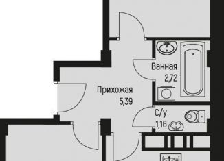 Продам 2-комнатную квартиру, 48.7 м2, Адыгея