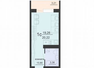 Продаю квартиру студию, 20.2 м2, Воронеж, Железнодорожный район