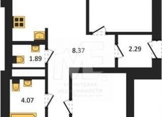 Продается 3-комнатная квартира, 76.8 м2, Калининград