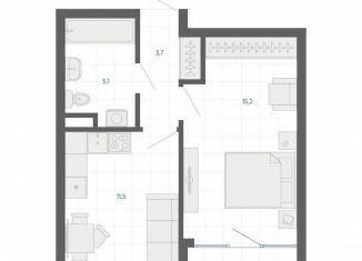 Продается однокомнатная квартира, 36.5 м2, Екатеринбург, метро Чкаловская, 12-й квартал, 6