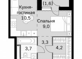 Продается квартира студия, 32.3 м2, Москва, район Покровское-Стрешнево, Строительный проезд, 9с9