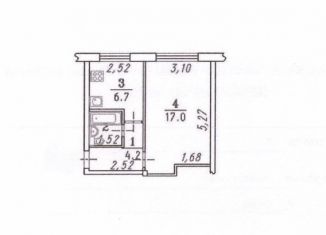 Продажа 1-комнатной квартиры, 30.8 м2, Омская область, улица Тимофея Белозёрова