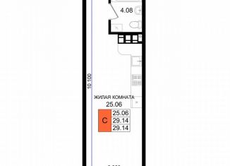 Продается квартира студия, 29.1 м2, Новороссийск