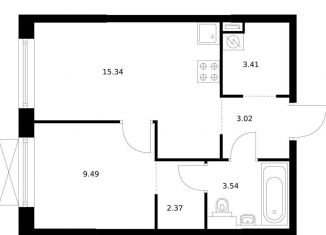 Продажа 1-ком. квартиры, 37.2 м2, Владивосток