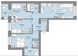 Продам 3-ком. квартиру, 85 м2, Киров, улица Дмитрия Козулева, 8