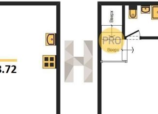 Продается 2-комнатная квартира, 48.7 м2, посёлок Садовый, микрорайон Берёзки-3, 4