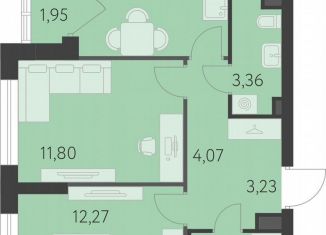 Продам двухкомнатную квартиру, 49.9 м2, Екатеринбург, метро Чкаловская, улица Академика Парина, 27