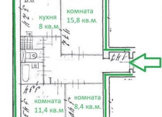 Продам трехкомнатную квартиру, 60.4 м2, Санкт-Петербург, улица Бутлерова, 13, Калининский район