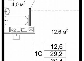 Продаю квартиру студию, 30.4 м2, Москва, Нижегородская улица, 2к2, Таганский район