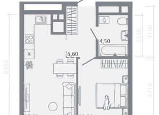 Продажа 1-ком. квартиры, 38.9 м2, Казань, улица Родины, 1