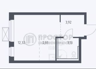 Продажа 1-ком. квартиры, 22.3 м2, Московская область