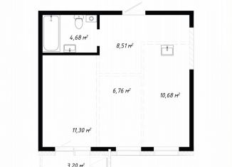 Продаю 2-комнатную квартиру, 45.1 м2, Иркутск