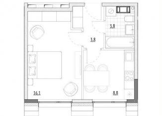 1-ком. квартира на продажу, 32.5 м2, Зеленоград