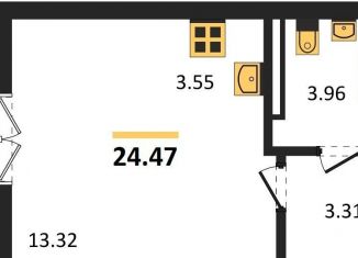 Продается квартира студия, 24.5 м2, Калининград, Ленинградский район