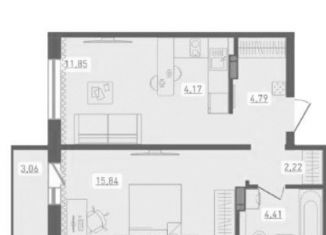 Продается 2-комнатная квартира, 44.8 м2, Новосибирск, улица Забалуева, 69