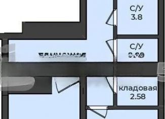 Продается 2-ком. квартира, 78.3 м2, Оренбург, улица Ильи Глазунова, 8/1