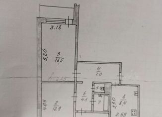 Продам 3-ком. квартиру, 60 м2, Курская область, улица Димитрова, 2