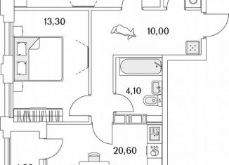 Продам 2-комнатную квартиру, 70.8 м2, Санкт-Петербург, Планерная улица, 99, муниципальный округ Юнтолово