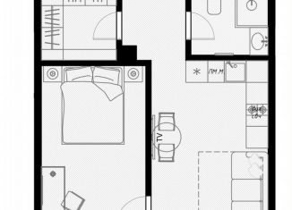 Продам 1-ком. квартиру, 44.7 м2, Сочи, улица Ленина, 290/8