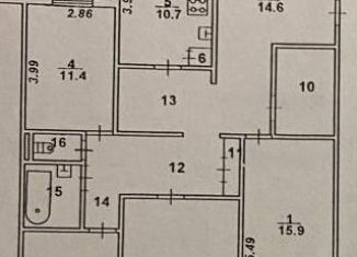 Продажа 4-комнатной квартиры, 100.6 м2, Воронеж, улица Димитрова, 2, Левобережный район