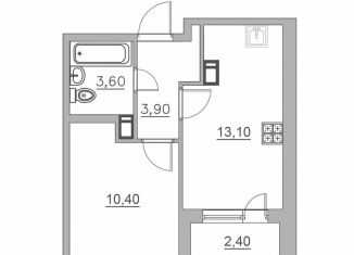 Продаю 1-комнатную квартиру, 32.2 м2, Всеволожск, Взлётная улица, 14