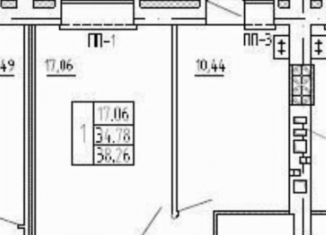 Продажа однокомнатной квартиры, 38.3 м2, село Семёновка, Липовая улица