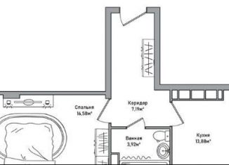 Продается 1-комнатная квартира, 42.4 м2, Ярославская область, Брагинская улица, 18к3