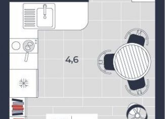 Продаю квартиру студию, 26.9 м2, Тула