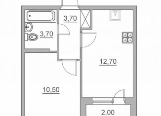 Продаю 1-комнатную квартиру, 31.6 м2, Всеволожск, Взлётная улица, 14