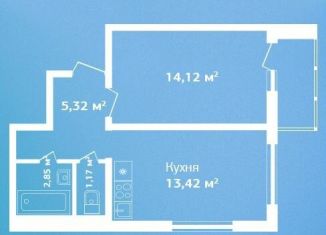 Продаю однокомнатную квартиру, 36.9 м2, Кировск