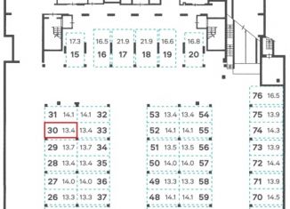 Продажа машиноместа, 13.4 м2, Москва, Головинский район, Пулковская улица, 3