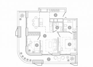 Продам 3-ком. квартиру, 70.1 м2, Москва, район Соколиная Гора