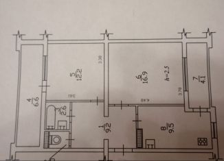 Продается двухкомнатная квартира, 62 м2, Севастополь, улица Николая Музыки, 42