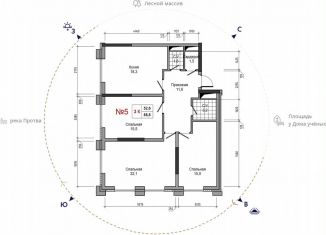 Продаю 3-комнатную квартиру, 88.8 м2, Обнинск