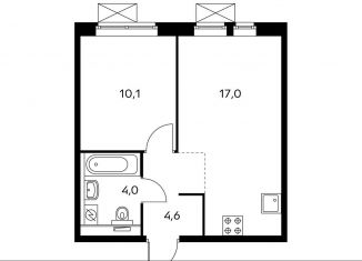 Продам 1-ком. квартиру, 35.4 м2, Московская область, микрорайон Парковый, 1к6