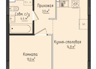 Продается 1-комнатная квартира, 33.1 м2, село Первомайский