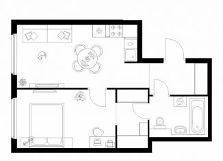 Продажа 1-ком. квартиры, 42.9 м2, Москва, Головинский район