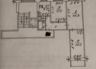 Продам 3-ком. квартиру, 61 м2, Новосибирск, улица Бориса Богаткова, Дзержинский район