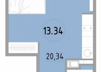 Продам 1-ком. квартиру, 25.7 м2, Санкт-Петербург, 3-й Рабфаковский переулок, 5к5Л, Невский район