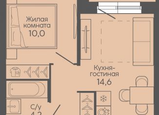 Продаю 1-ком. квартиру, 35.7 м2, Волгоград, Трёхгорная улица, 27, Дзержинский район