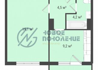 Продается 1-комнатная квартира, 37 м2, Омская область, посёлок Биофабрика, 18к2